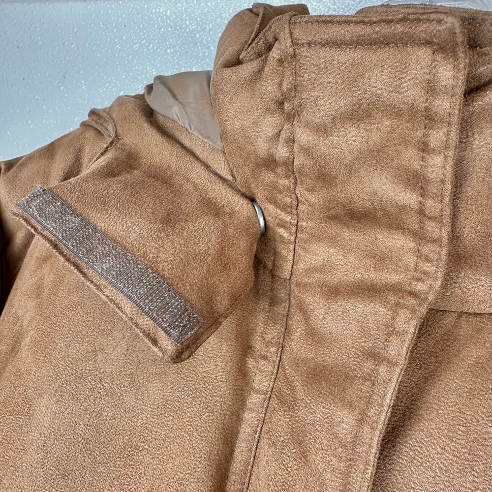 Cabela’s Goose Down Long Parka Brown Size 2XL Plus Hooded Winter Coat - Picture 4 of 16